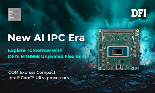 DFI Unveils Embedded System Module Equipped with Intel’s Latest AI Processor to Enter the AI IPC Market